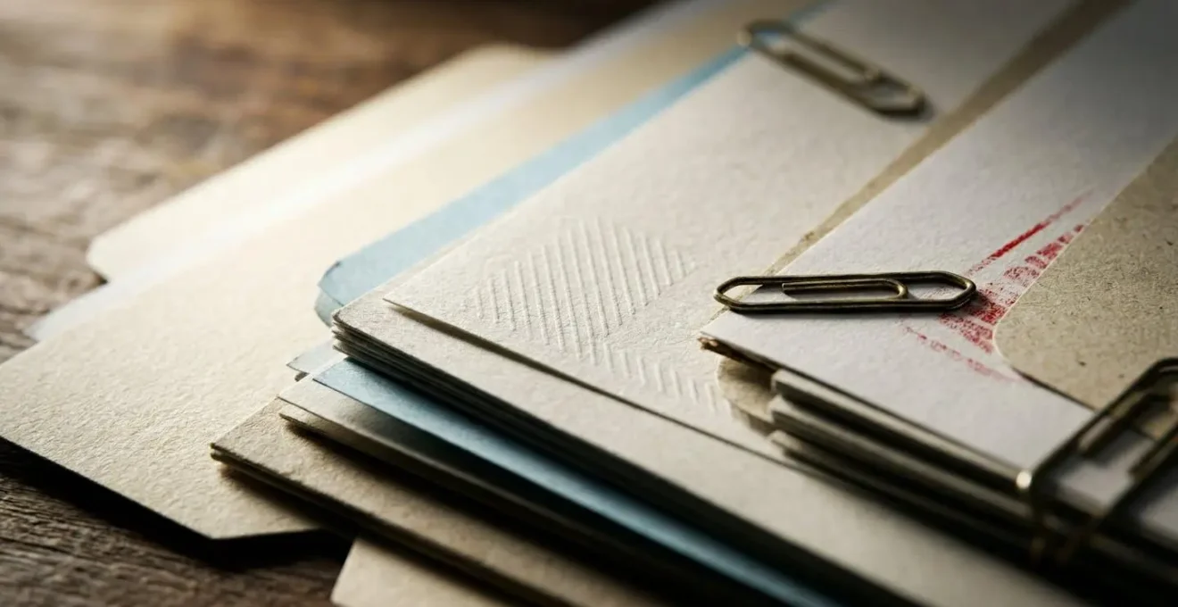 Documents organisés sur un bureau avec attestations et certificats pour dossier d'assurance